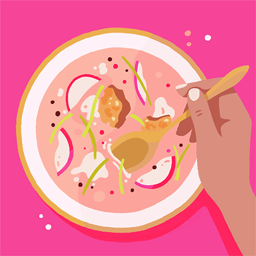 Radish Soup by Martina Schubhart